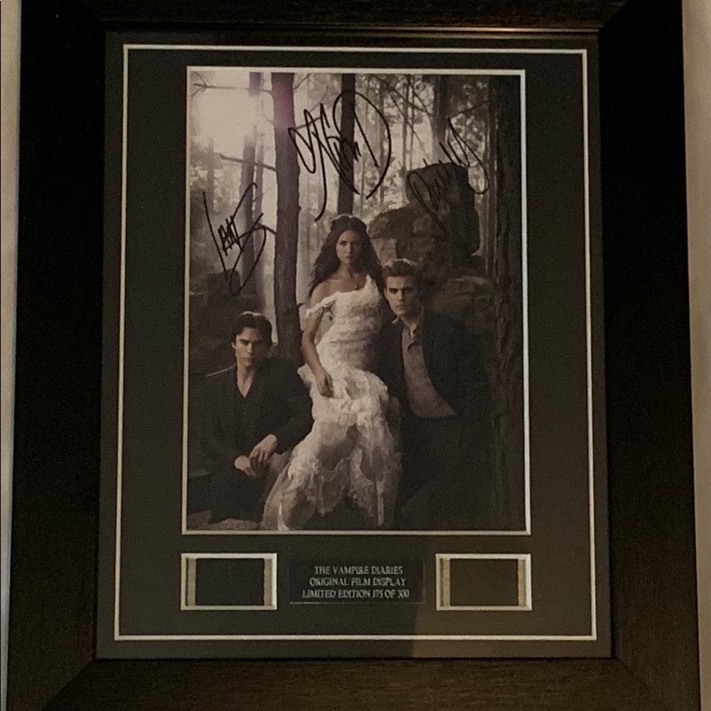(ON HOLD) TVD FILM CELLS FRAMED RARE